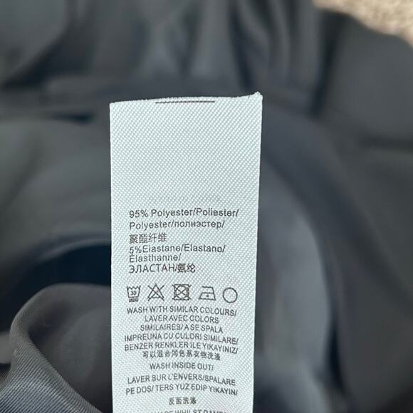 Extro & Vert Black Twist Front Blazer Skirt Dress Sz 12 - Picture 9 of 11